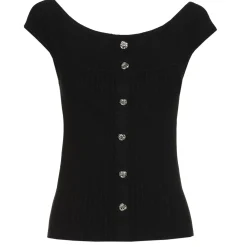 1242-10 / Aansluitende Geklede Top Met Stretch>Caroline Biss New