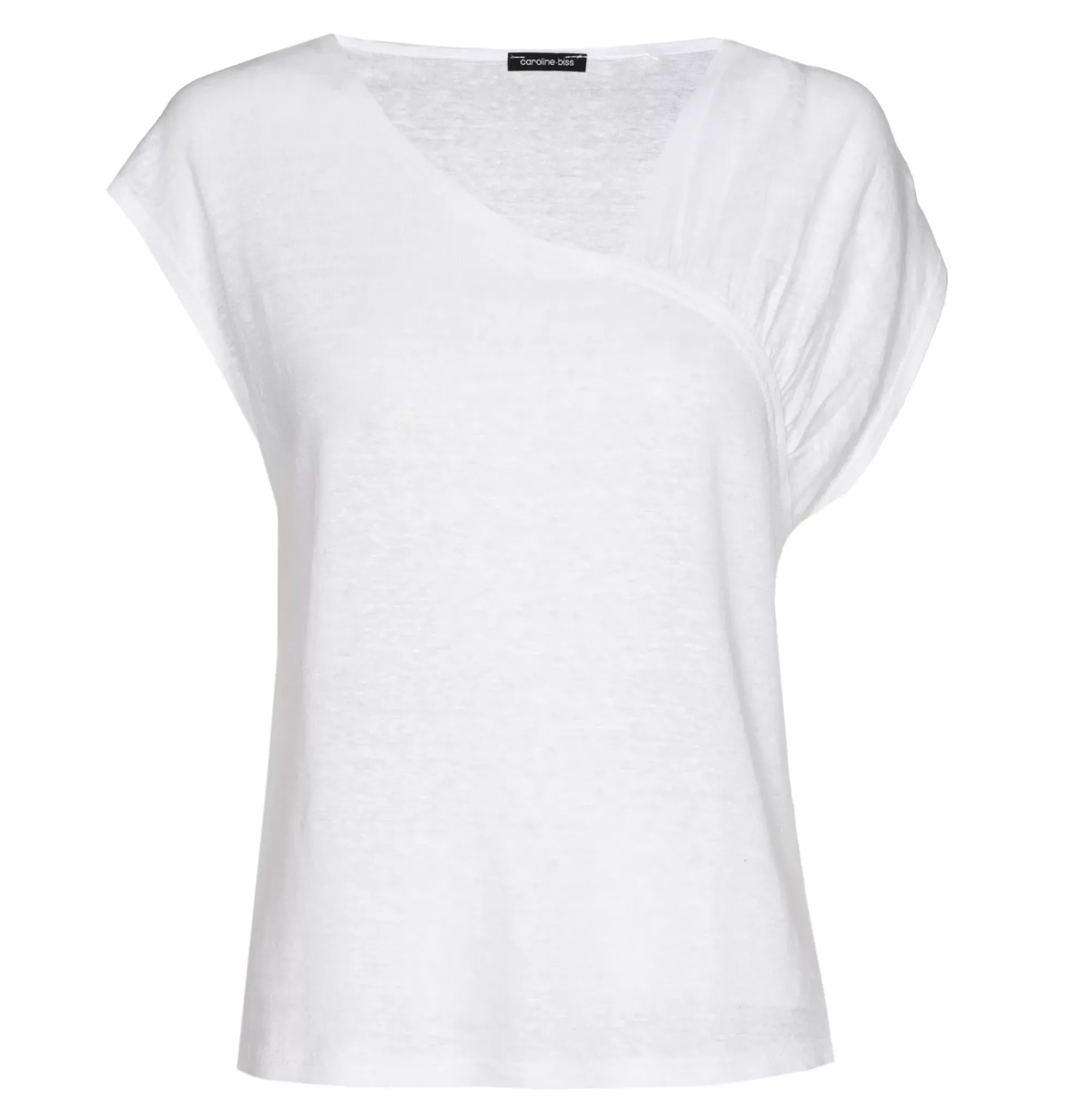 3972-90 / Asymmetrische Top In Linen>Caroline Biss Sale