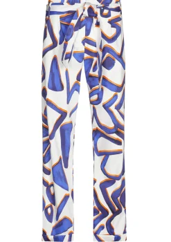 1545-29 / Baggy Broek Met Stretch, Oprolzoom, Mid Waist>Caroline Biss Sale