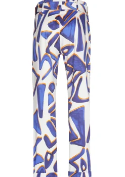 1545-29 / Baggy Broek Met Stretch, Oprolzoom, Mid Waist>Caroline Biss Sale