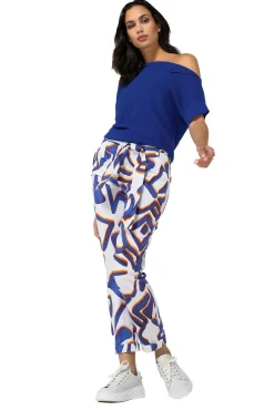 1545-29 / Baggy Broek Met Stretch, Oprolzoom, Mid Waist><noscript><img width=