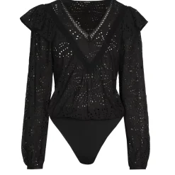 1680-10 / Body Met Broderie En Schoudereffect>Caroline Biss Outlet