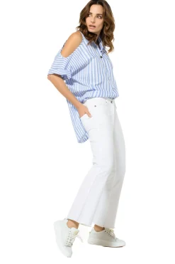 3560-90 / Comfortabele 7/8 Jeans, Bootcut, Normal Waist><noscript><img width=