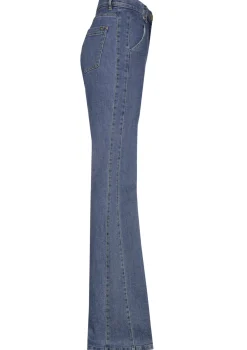 1524-24 / Comfortabele Bootcut Jeans, Normal Waist>Caroline Biss
