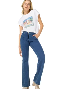 1524-24 / Comfortabele Bootcut Jeans, Normal Waist><noscript><img width=