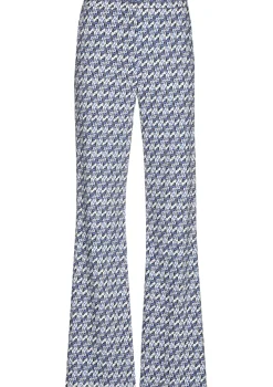 1550-29 / Comfortabele Broek, Bootcut, Normal Waist, Pop-Art Print>Caroline Biss Online