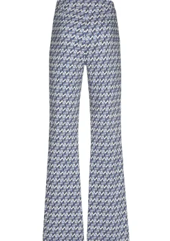 1550-29 / Comfortabele Broek, Bootcut, Normal Waist, Pop-Art Print>Caroline Biss Online