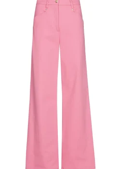 1579-71 / Comfortabele Broek In Katoen, Wijd Been, Normal Waist>Caroline Biss Online