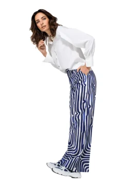 1534-29 / Comfortabele Broek, Recht Been, Normal Waist><noscript><img width=