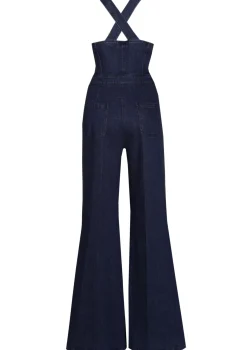 1514-23 / Comfortabele Overall In Jeans, Wijd Been>Caroline Biss Discount