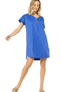 3173-26 / Comfortabele Rechtvallende Jurk><noscript><img width=