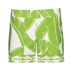 3555-79 / Comfortabele Short In Pique Katoen, Normal Waist>Caroline Biss Outlet