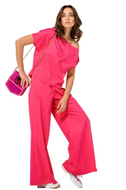 1569-74 / Comfortabele Wijde Broek In Katoen, Normal Waist><noscript><img width=