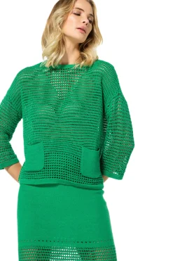 3213-61 / Doorzichtige Gehaakte Lange Pull><noscript><img width=