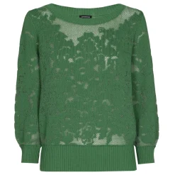 1267-62 / Elegante Half Doorschijnende Pull>Caroline Biss Hot