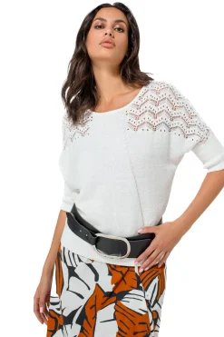 1240-91 / Fijn Gebreide Pull 2 Styles><noscript><img width=