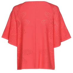 1249-72 / Fijn Gebreide Pull Met Bloemeffect>Caroline Biss