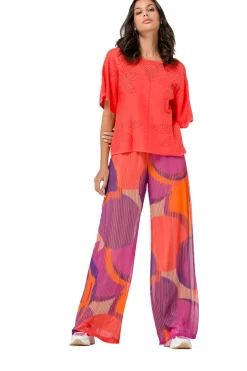1249-72 / Fijn Gebreide Pull Met Bloemeffect><noscript><img width=