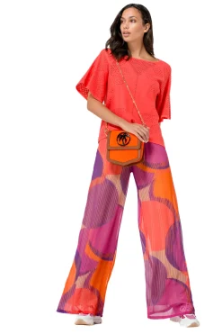 1249-72 / Fijn Gebreide Pull Met Bloemeffect><noscript><img width=