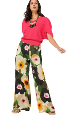 1247-74 / Fijn Gebreide Pull Met Mouweffect><noscript><img width=