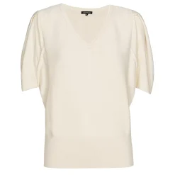 1247-34 / Fijn Gebreide Pull Met Mouweffect>Caroline Biss New