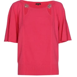 1258-74 / Fijn Gebreide Pull Met Fantasiemouw>Caroline Biss Online