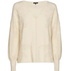 1250-34 / Fijn Gebreide Pull Met Bloemeffect>Caroline Biss Discount