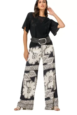 1249-10 / Fijn Gebreide Pull Met Bloemeffect><noscript><img width=