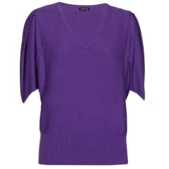 1247-45 / Fijn Gebreide Pull Met Mouweffect>Caroline Biss Sale