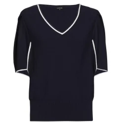 1247-21 / Fijn Gebreide Pull Met Mouweffect>Caroline Biss Clearance