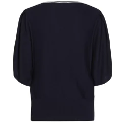 1247-21 / Fijn Gebreide Pull Met Mouweffect>Caroline Biss Clearance