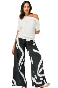1246-91 / Fijn Gebreide Top Met Schoudereffect><noscript><img width=