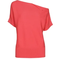 1246-72 / Fijn Gebreide Top Met Schoudereffect>Caroline Biss New
