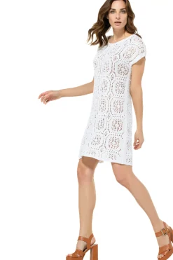 3118-90 / Frisse Gehaakte Korte Jurk><noscript><img width=
