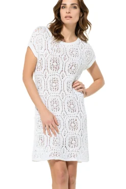 3118-90 / Frisse Gehaakte Korte Jurk><noscript><img width=