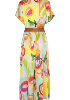 3166-79 / Frivole Midi Jurk>Caroline Biss New