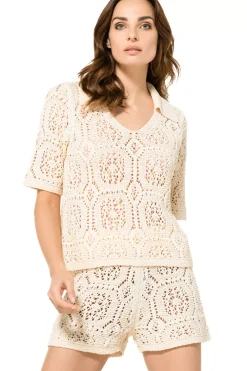 3216-93 / Gehaakte Pull>Caroline Biss New