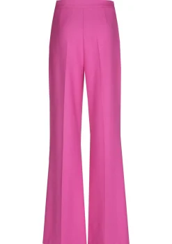 1582-73 / Geklede Comfortabele Broek, Recht Been, Mid Waist>Caroline Biss Best