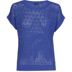 3215-26 / Half Doorzichtige Gebreide Pull>Caroline Biss Discount