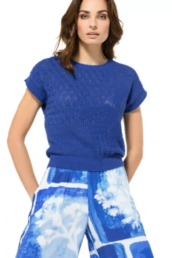 3215-26 / Half Doorzichtige Gebreide Pull>Caroline Biss Discount