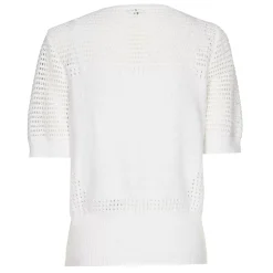 3212-90 / Half Doorzichtige Gebreide Pull>Caroline Biss Hot