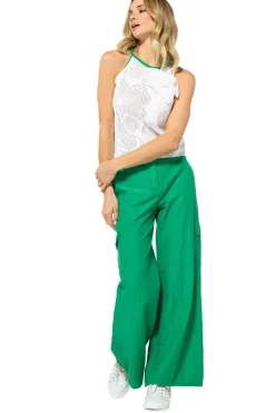 3200-69 / Half Doorzichtige Gebreide Top><noscript><img width=