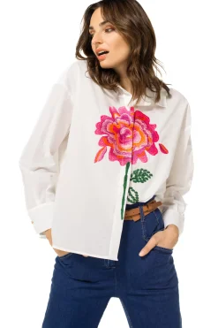 1669-69 / Katoenen Hemd Met Broderie><noscript><img width=