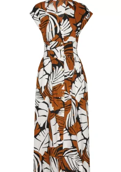 1101-39 / Katoenen Midi Jurk>Caroline Biss Outlet