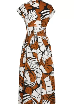 1101-39 / Katoenen Midi Jurk>Caroline Biss Outlet