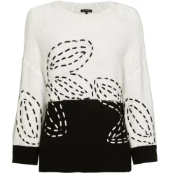 1298-19 / Katoenen Pull Bicolor>Caroline Biss Best