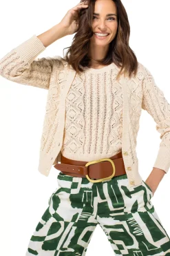1224-34 / Korte Cardigan In Katoen>Caroline Biss Best