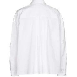 1608-90 / Korte Oversized Katoenen Bloes Met Broderie>Caroline Biss New