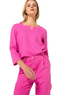 1681-73 / Korte Rechte Comfortabele Citylook Top><noscript><img width=