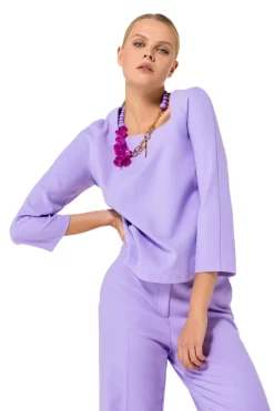1681-46 / Korte Rechte Comfortabele Citylook Top><noscript><img width=